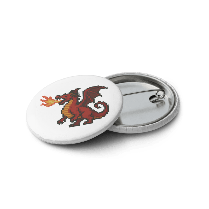 Set of pin buttons #8BB002