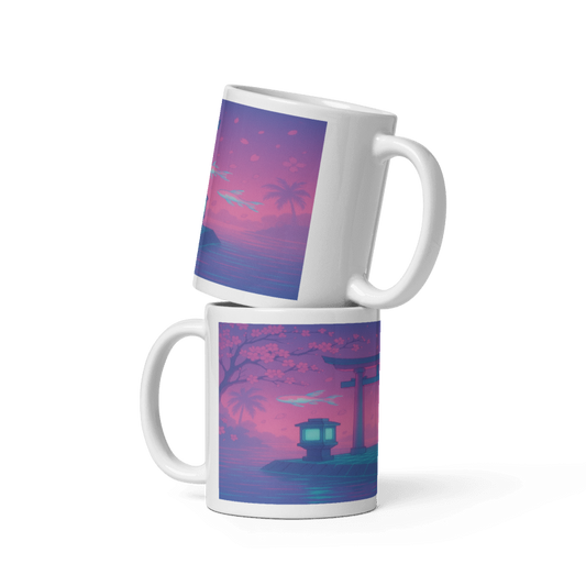 White Glossy 11 oz Mug - Zen #VP007