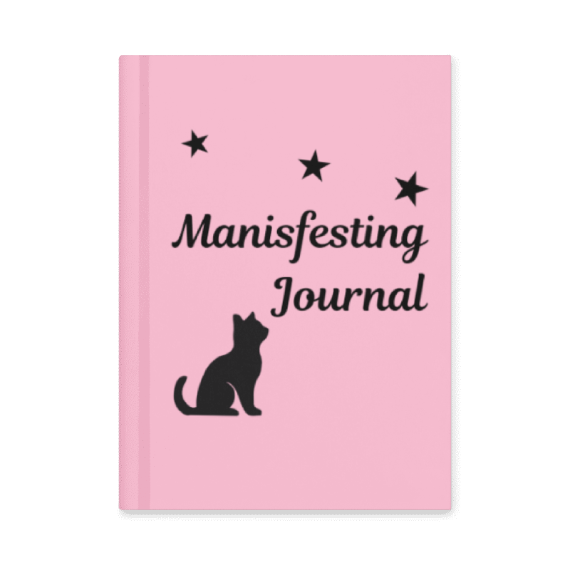 Hardcover Matte Manifesting Journal -Thoughts become things. Choose them with Care. #STJ001 CC