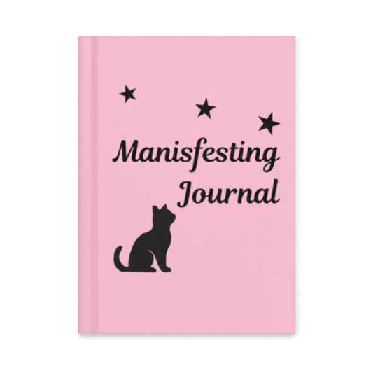 Hardcover Matte Manifesting Journal -Thoughts become things. Choose them with Care. #STJ001 CC