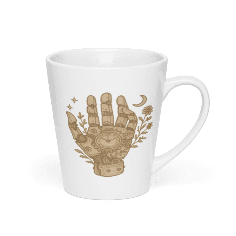 Latte 11 oz. Mug- Hand of Time #STP001