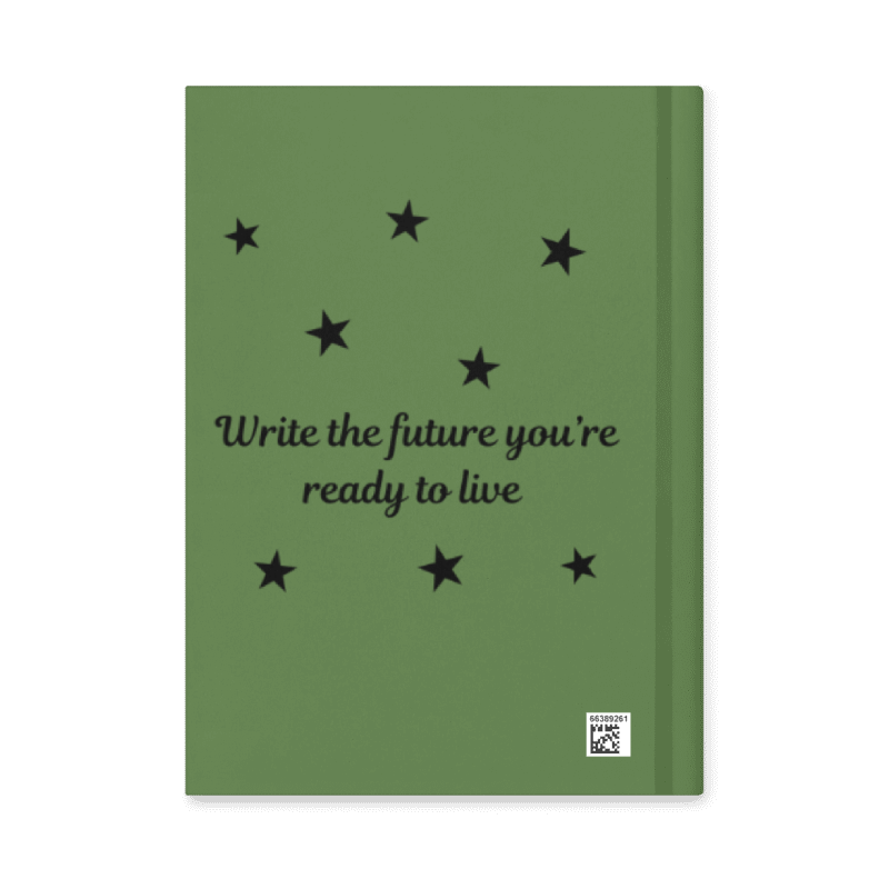 Hardcover Matte Manifesting Journal -Write the Future You're Ready to Live #STJ002 FG