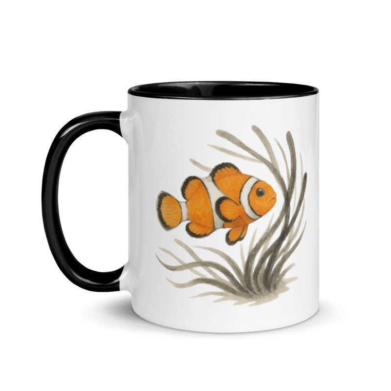 *11oz Mug with Color Inside - Clownfish #IW003