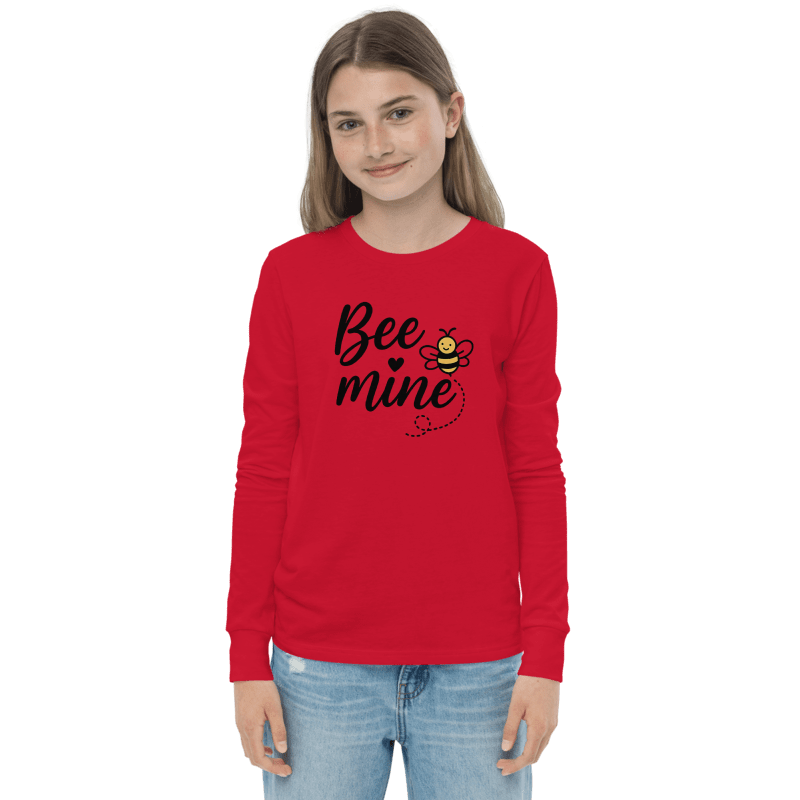 Youth Long Sleeve Tee - Bee Mine #VA024