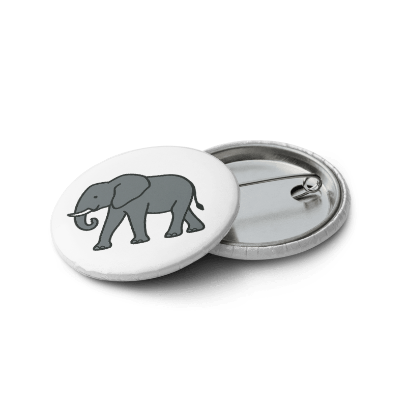 Set of Pin Buttons - Safari Animals #CSAB001