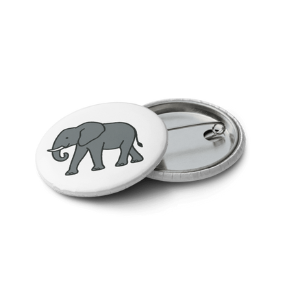 Set of Pin Buttons - Safari Animals #CSAB001