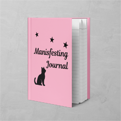 Hardcover Matte Manifesting Journal -Thoughts become things. Choose them with Care. #STJ001 CC